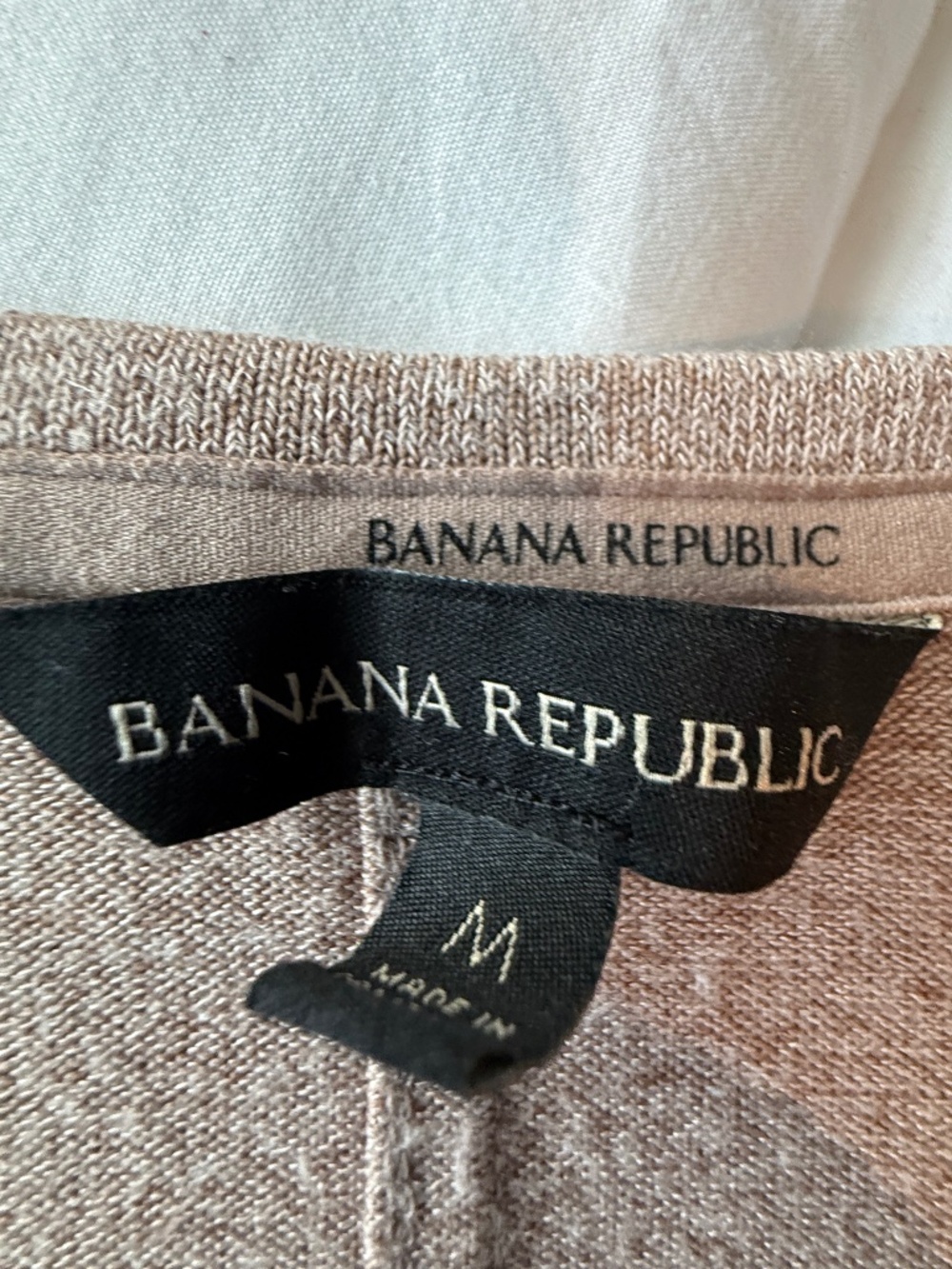 Banana Republic Soft Luxe Knit Tunic Sweater | Taupe Oatmeal Heather | Medium - Picture 3 of 8